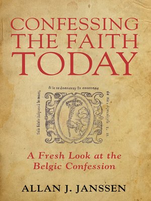 cover image of Confessing the Faith Today